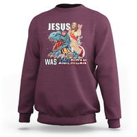 Christian Sweatshirt Jesus Was American - Wonder Print Shop