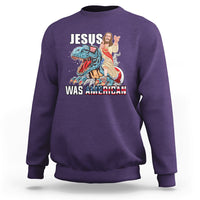 Christian Sweatshirt Jesus Was American - Wonder Print Shop