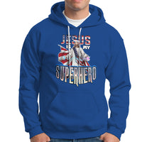 Christian Hoodie Jesus Is My Superhero - Wonder Print Shop