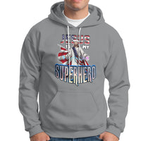 Christian Hoodie Jesus Is My Superhero - Wonder Print Shop