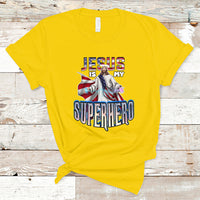 Christian T Shirt Jesus Is My Superhero - Wonder Print Shop