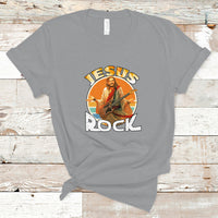 Christian T Shirt Jesus Is My Rock - Wonder Print Shop
