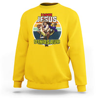 Funny Christian Sweatshirt I Love Jesus And Dinosaur - Wonder Print Shop