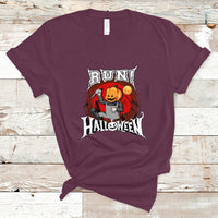 Pumpkin Head T Shirt Run! Halloween - Wonder Print Shop