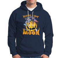 Pumpkin Head Hoodie Reserve A Seat For You On The Moon - Wonder Print Shop