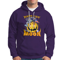 Pumpkin Head Hoodie Reserve A Seat For You On The Moon - Wonder Print Shop