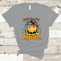 Pumpkin Head T Shirt Reserve A Seat For You On The Moon - Wonder Print Shop