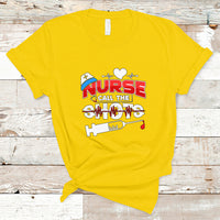 Nurse T Shirt Call The Shots - Wonder Print Shop