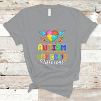 Autism Awareness T Shirt Magically Different - Wonder Print Shop