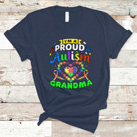 Im A Proud Autism Grandma T Shirt - Wonder Print Shop
