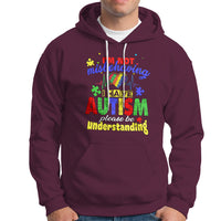 Autism Mom Hoodie Im Not Misbehaving - Wonder Print Shop