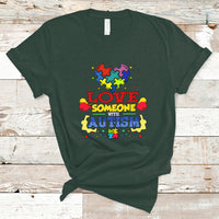 Love Someone With Autism T Shirt - Wonder Print Shop