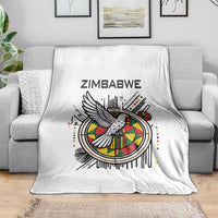 Spirit of Zimbabwe Blanket Tribal Patterns, Flag Colors and Symbol of Peace