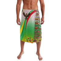 Zimbabwe Vibe Lavalava Tribal-Inspired Background with Geometric Flag Color Design