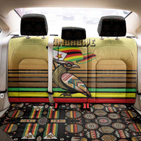 Zimbabwe Pride Back Car Seat Cover Zimbabwean Bird, Tribal Patterns and Pan-African Colors