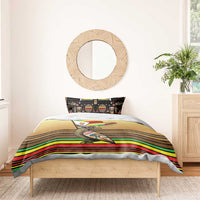 Zimbabwe Pride Bedding Set Zimbabwean Bird, Tribal Patterns and Pan-African Colors