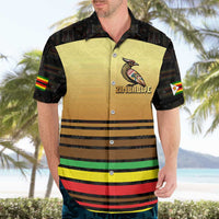 Zimbabwe Pride Hawaiian Shirt Zimbabwean Bird, Tribal Patterns and Pan-African Colors