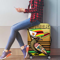 Zimbabwe Pride Luggage Cover Zimbabwean Bird, Tribal Patterns and Pan-African Colors