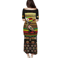 Zimbabwe Pride Puletasi Zimbabwean Bird, Tribal Patterns and Pan-African Colors