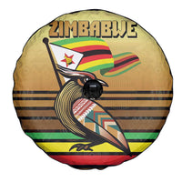 Zimbabwe Pride Spare Tire Cover Zimbabwean Bird, Tribal Patterns and Pan-African Colors