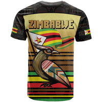 Zimbabwe Pride T Shirt Zimbabwean Bird, Tribal Patterns and Pan-African Colors