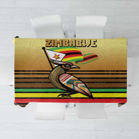 Zimbabwe Pride Tablecloth Zimbabwean Bird, Tribal Patterns and Pan-African Colors