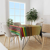 Zimbabwe Pride Tablecloth Zimbabwean Bird, Tribal Patterns and Pan-African Colors