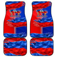 Haiti Flag Day Arcahaie 1803 Car Mats Geometric Low Poly Flag Art - Birthplace Of Liberty Graphic