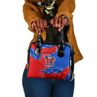 Haiti Flag Day Arcahaie 1803 Shoulder Handbag Geometric Low Poly Flag Art - Birthplace Of Liberty Graphic
