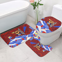 Haiti Flag Day Soul Of The Free L Union Fait La Force Bathroom Set Peace Dove And Power Fist Art With Hibiscus And Broken Chains