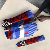 Haiti Flag Day Soul Of The Free L Union Fait La Force Umbrella Peace Dove And Power Fist Art With Hibiscus And Broken Chains