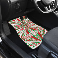 Burundi Pride Beat Of 1962 Independence Day Car Mats Traditional Karyenda Drummer Art With Flag Sunburst Design