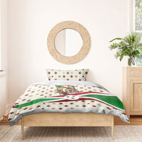 Burundi 1st July Independence Day Bedding Set Patriotic Flag Portrait Art - Geometric Star Pattern