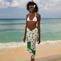 Burundi 1st July Independence Day Sarong Patriotic Flag Portrait Art - Geometric Star Pattern