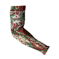 Burundi Independence Day Arm Sleeves 1st July 1962 Distressed Grunge Flag Art - Broken Chains And Freedom Star