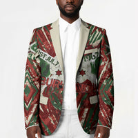 Burundi Independence Day Blazer 1st July 1962 Distressed Grunge Flag Art - Broken Chains And Freedom Star
