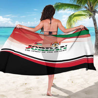 Jordan Emblem Sarong with Flag Colors and Desert Spirit Quote