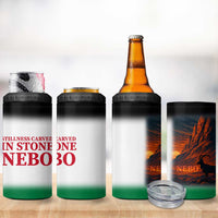 Jordan Nebo Mountain 4 in 1 Can Cooler Tumbler with Ibex and Desert Rock Landscape