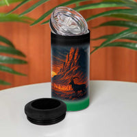Jordan Nebo Mountain 4 in 1 Can Cooler Tumbler with Ibex and Desert Rock Landscape