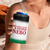 Jordan Nebo Mountain 4 in 1 Can Cooler Tumbler with Ibex and Desert Rock Landscape