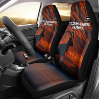 Jordan Nebo Mountain Car Seat Cover with Ibex and Desert Rock Landscape