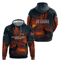 Jordan Nebo Mountain Hoodie with Ibex and Desert Rock Landscape