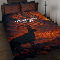 Jordan Nebo Mountain Quilt Bed Set with Ibex and Desert Rock Landscape