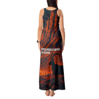 Jordan Nebo Mountain Tank Maxi Dress with Ibex and Desert Rock Landscape