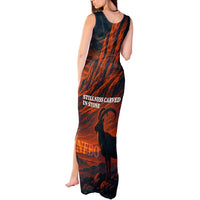 Jordan Nebo Mountain Tank Maxi Dress with Ibex and Desert Rock Landscape