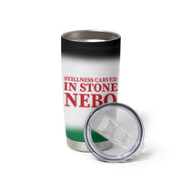 Jordan Nebo Mountain Tumbler Cup with Ibex and Desert Rock Landscape