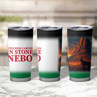 Jordan Nebo Mountain Tumbler Cup with Ibex and Desert Rock Landscape