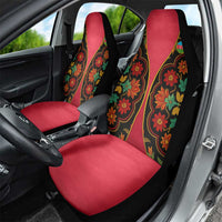 Azerbaijan Folk Floral Car Seat Cover with Traditional Carpet-Inspired Pattern