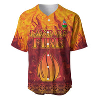 Azerbaijan Land of Fire Baseball Jersey with Flame Towers and Baku Design