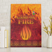 Azerbaijan Land of Fire Canvas Wall Art with Flame Towers and Baku Design